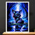 Cadre Blanc Renard Sombre