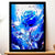 Cadre Noir Rose Bleue