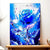 Tableau Rose Bleue