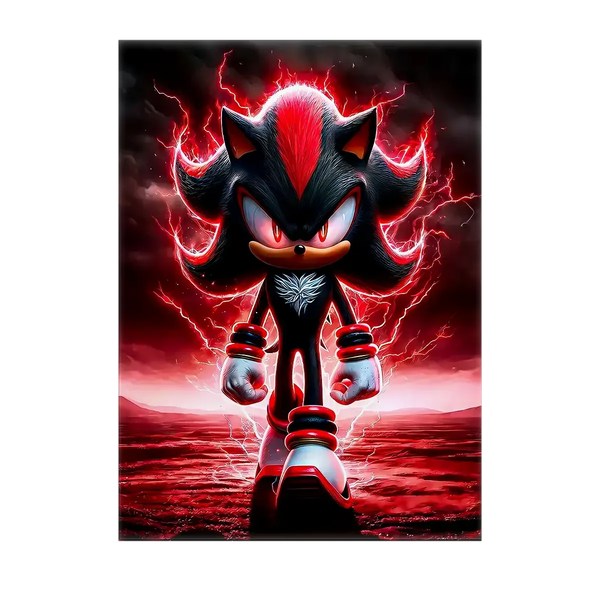 Tableau Shadow the Hedgehog – 10x15 cm