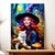 Tableau Sorcière Champignon