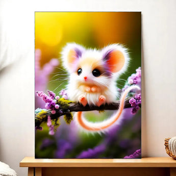 Tableau Souris Mignonne - Les Bois d'Aurore