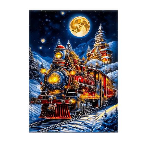 Tableau Train – 10x15 cm