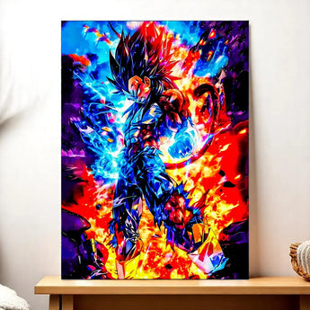 Tableau Vegeta SSJ4 - Les Bois d'Aurore
