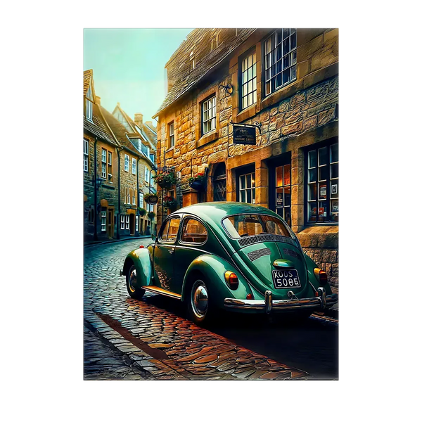 Tableau Voiture Ancienne – 10x15 cm