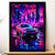 Cadre Noir Voiture Futuriste