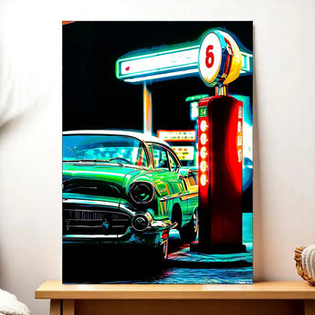 Tableau Voiture Vintage - Les Bois d'Aurore