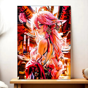 Tableau Yae Miko - Les Bois d'Aurore