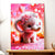 Tableau Éléphant Rose