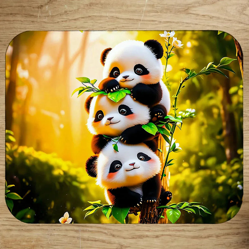 Tapis de Souris 3 petits Pandas