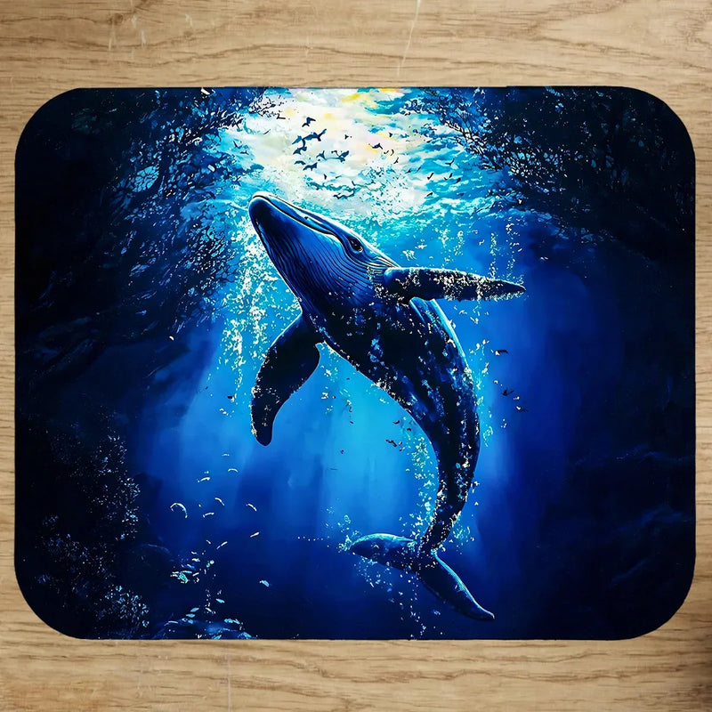 Tapis de Souris Baleine Bleue