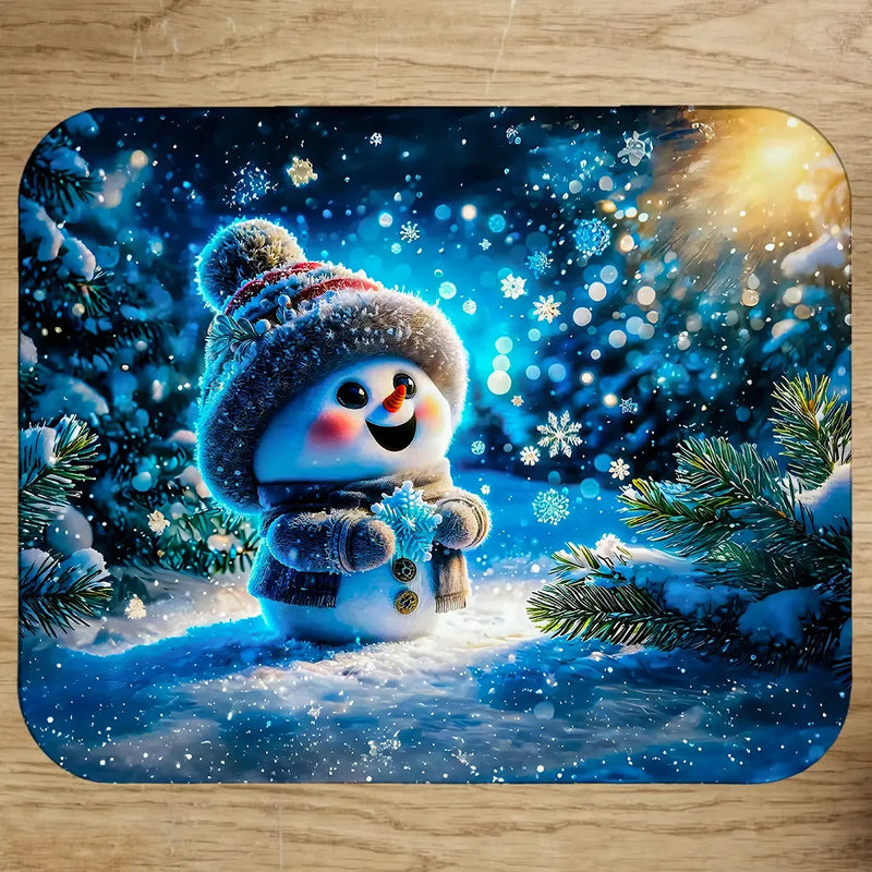 Tapis de Souris Bonhomme de Neige Mignon