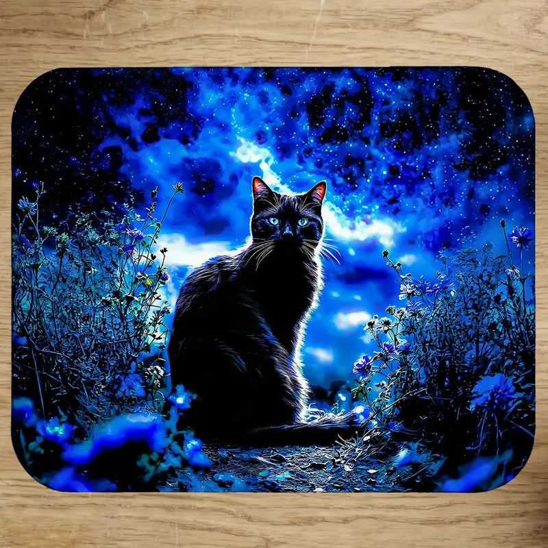 Tapis de Souris Chat Noir