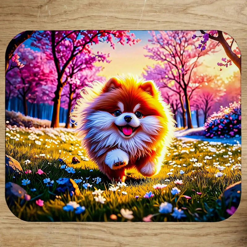 Tapis de Souris Chien Fluffy
