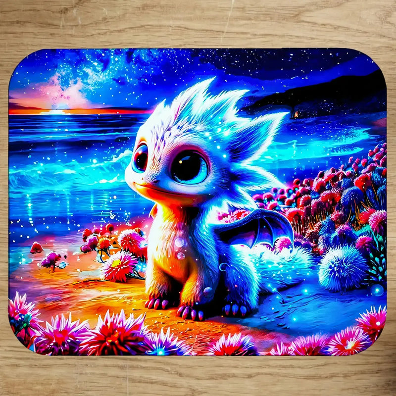 Tapis de Souris Dragon Blanc