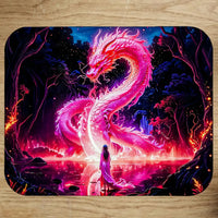 Tapis de Souris Dragon Chinois Rose