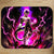 Tapis de souris Frieza DBZ aux éclairs violets et roses vibrants