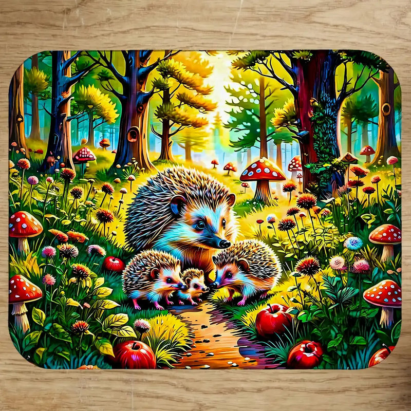 Tapis de Souris Hérisson Famille