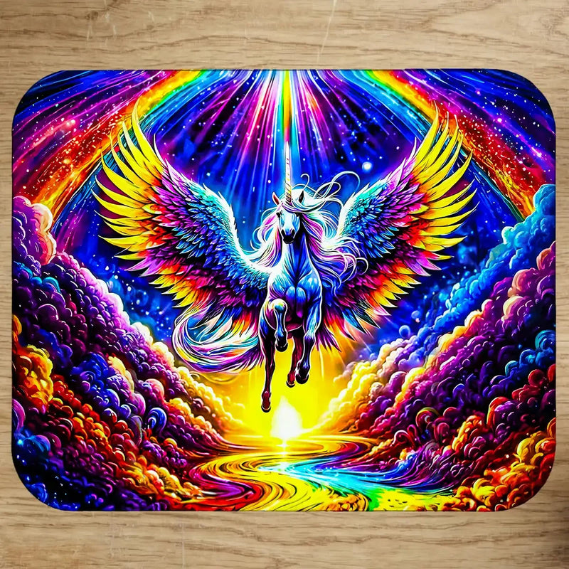 Tapis de Souris Licorne Arc en Ciel