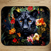 Tapis de Souris Panthère Fleurs