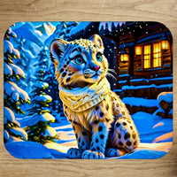 Tapis de Souris Panthère des Neiges