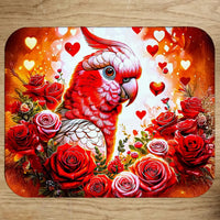Tapis de Souris Perroquet Rose
