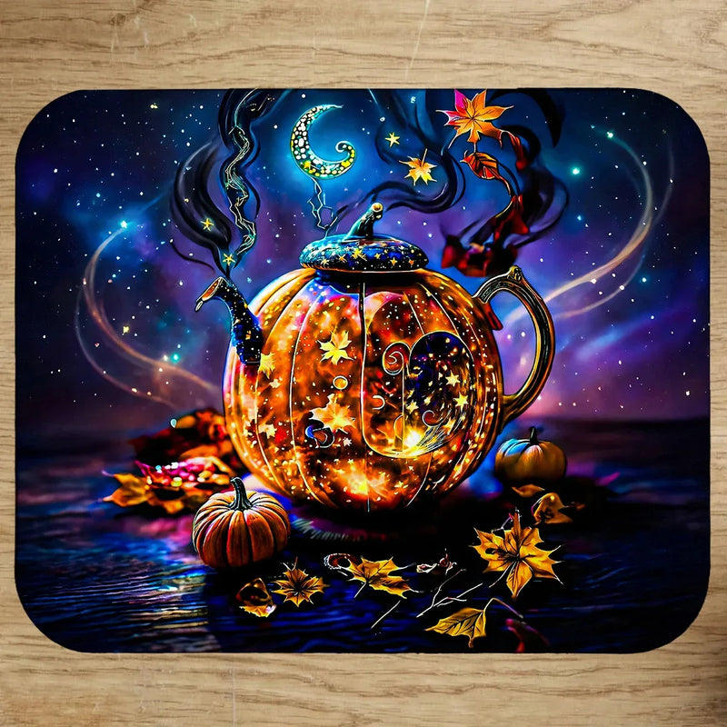 Tapis de Souris Théière Citrouille