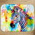 Tapis de Souris Zèbre Coloré