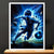 Cadre Blanc Blue Lock