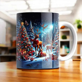 Mug Cerf de Noel - Les Bois d'Aurore