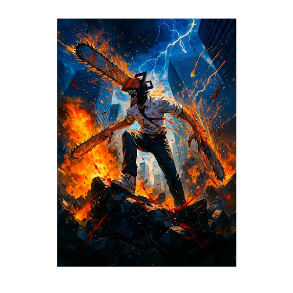 Tableau Chainsaw Man – 10x15 cm